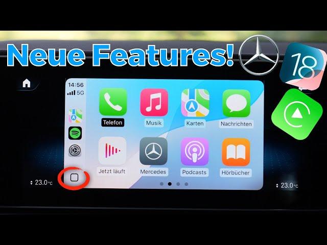 NEUE IOS18 Apple Carplay Features in DEINEM Mercedes!