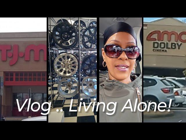 Living ALONE in North  Carolina! | Second  week! Flat tire! | One Love.