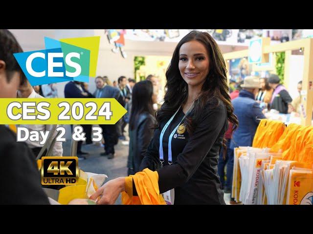 CES 2024 Las Vegas. Tours and highlights, Day 2 & 3 [4K video]