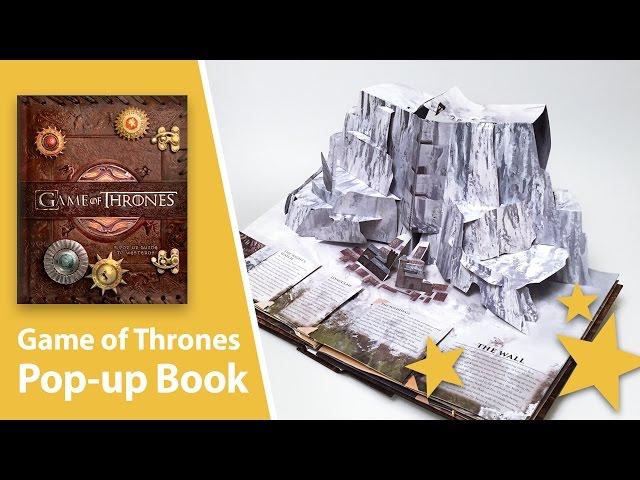 Game of Thrones Pop-Up Book that transforms into the map of Westeros