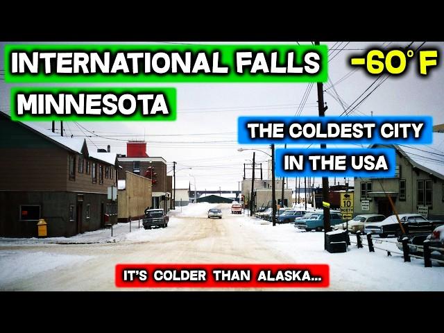 INTERNATIONAL FALLS - The Coldest City In America - Why Do 5,000 People Live Here?