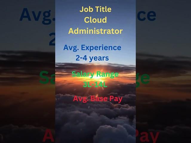 ️ Top 10 Cloud Computing jobs in 2023: Cloud Administrator #shorts