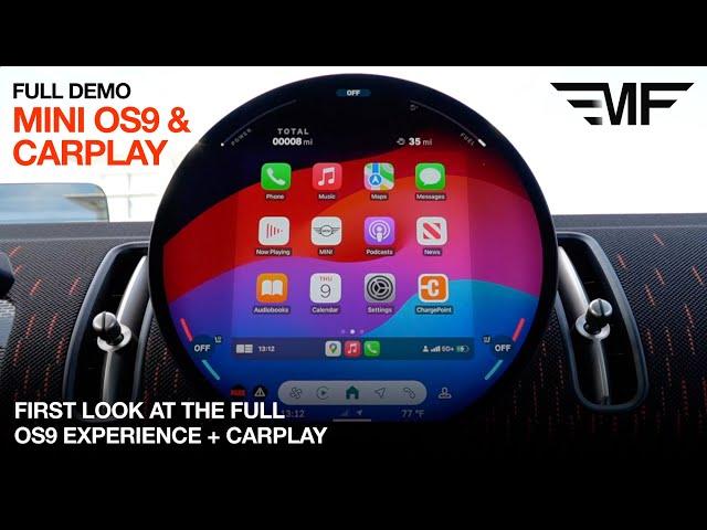 FULL DEMO: MINI OS9 With CarPlay and Experience Modes