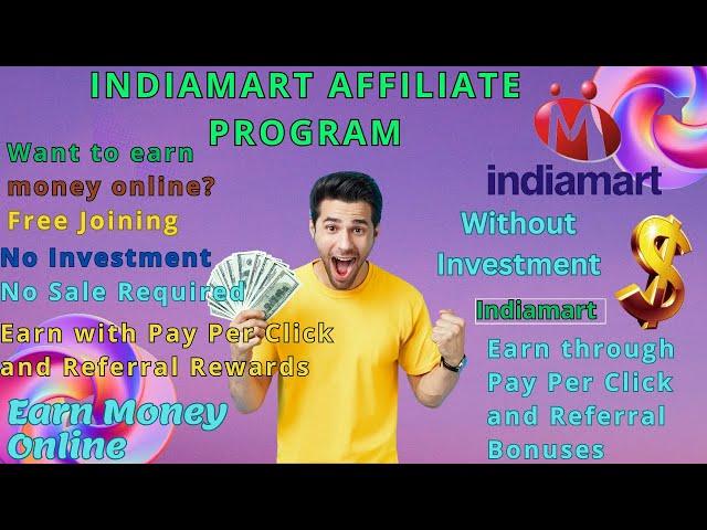 Earn Money Online I Earn ₹1000/Day | Earn without Investment | Indiamart Affiliate Program I