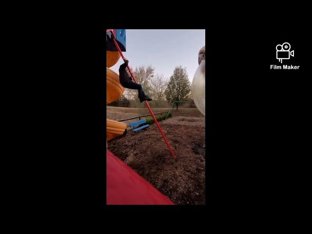 Climbing this Random pole in some playground in Oklahoma.