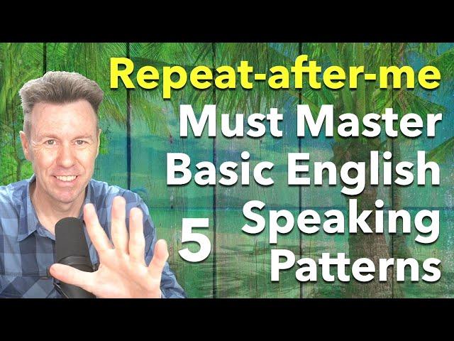 Do you use these English patterns?