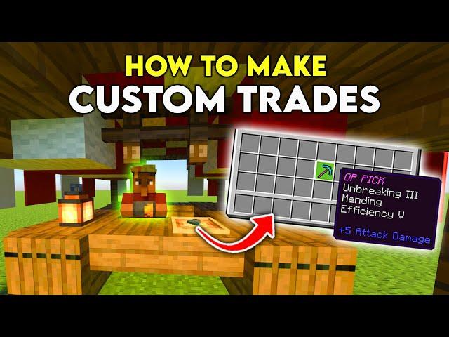 How to Make Custom Villager Trades in Minecraft Bedrock!