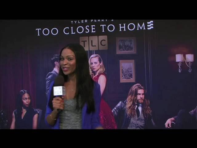 Tyler Perry, on the red carpet for TOO CLOSE TO HOME