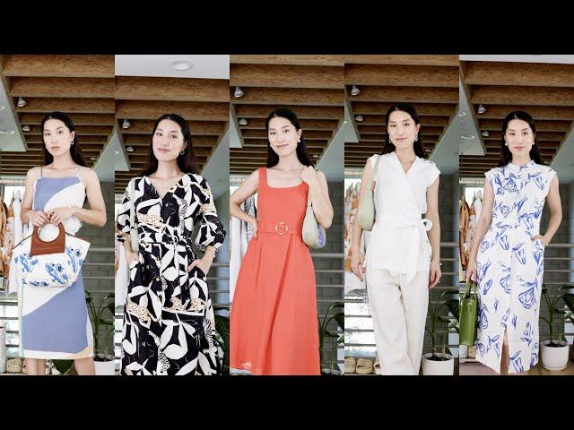 Work & Everyday Outfits | MOTF Linen Collection Try On + GIVEAWAY | Chris Han