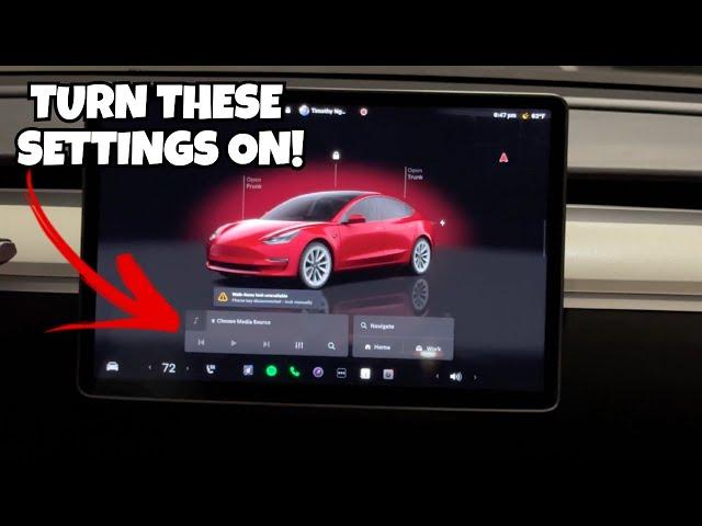 Recommended Settings For Your Tesla in 2024!