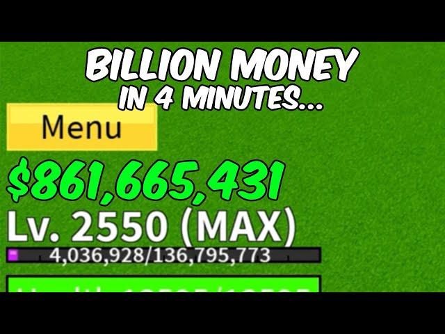 How To Get BILLION Money With *Genius Method* ( Blox Fruits )