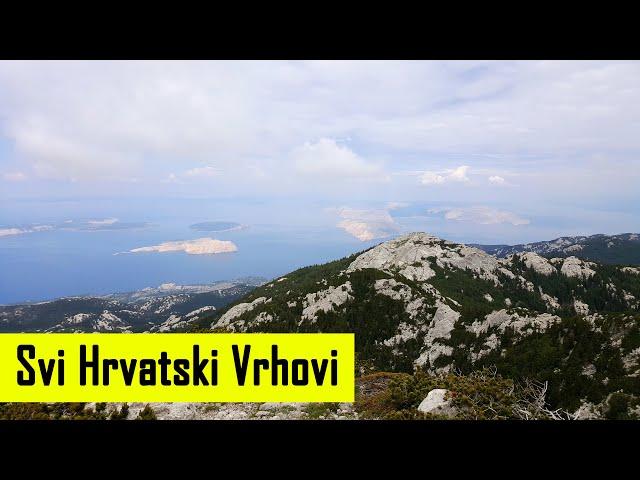 Veliki Zavižan, Velebit, 1676m - planinarenje [76. VRH iz serijala SVI HRVATSKI VRHOVI] 4K