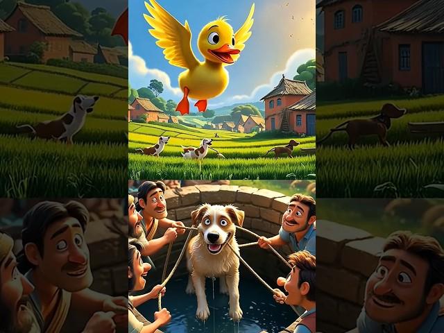 How did the duck save the dog | #animals #animalsrescue #duck #duckrescue #dog #shorts