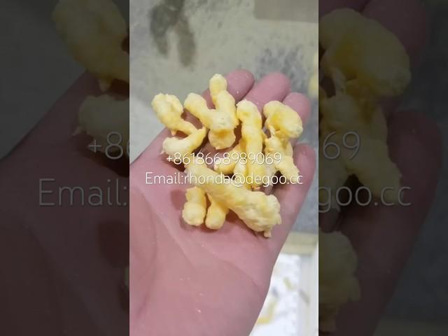 cheetos kurkure nik naks chips maker machine kurkure snacks production line #kurkuremachine #cheetos