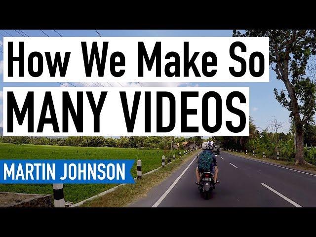 HOW WE MAKE SO MANY YOUTUBE VIDEOS | Motovlog Indonesia