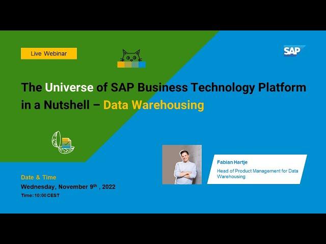 The Universe of SAP Business Technology Platform in a Nutshell – Data Warehousing