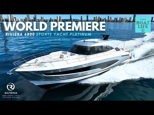 NEW Riviera 6800 Sport Yacht Platinum - First Detailed Tour & Test