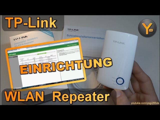 Einrichtung & Konfiguration: TP-Link TL-WA850RE / WLAN WiFi Repeater / 802.11n / 300Mbit