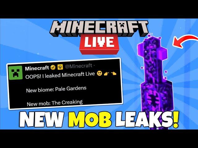 Mojang Just LEAKED Minecraft Live, New BIOME, New MOB And...