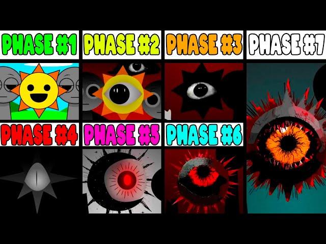 Phase 1 VS Phase 2 VS Phase 3 VS Phase 4 VS Phase 5 VS Phase 6 VS Phase 7 in Incredibox Sprunki !