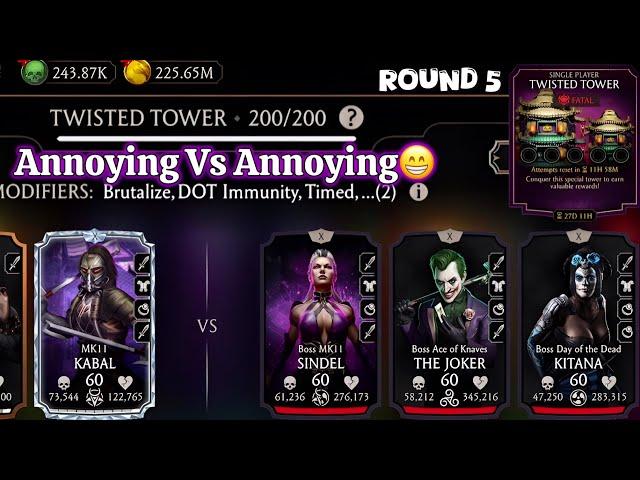 Fatal Twisted Tower Boss Battle 200 Fight + A Diamond character & Epic equipment Reward MK Mobile