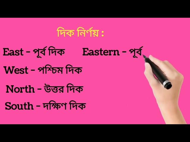 আপনি কি জানেন 12টি দিকের ইংরেজি নাম ? কিছু গুরুত্বপূর্ণ Vocabulary! Basic English Grammar for Spoken