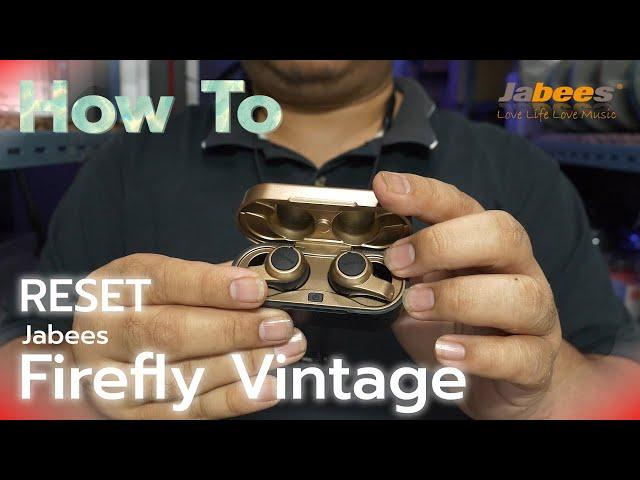 How to Reset - Jabees Firefly Vintage TWS Earphones by Soundproofbros