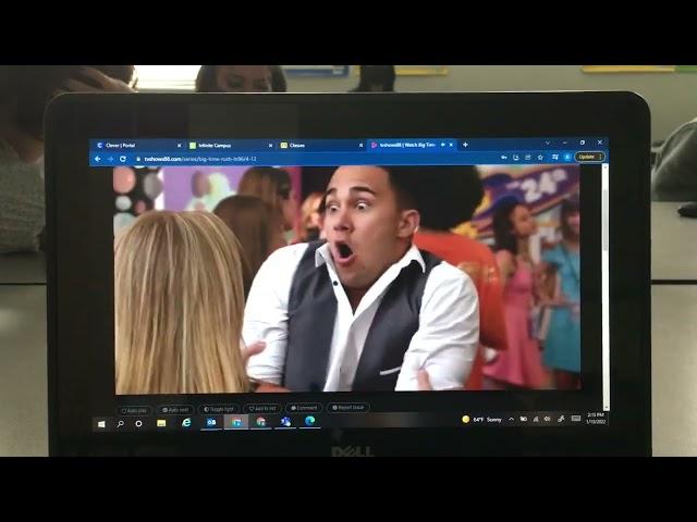 Carlos meets Alexa Vega for the first time