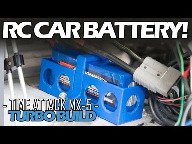 Lightest Ever Car Battery - Episode 41 - Time Attack Miata TURBO Build