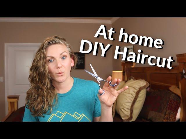 HOW I CUT MY HAIR AT HOME -- Long Layers for Wavy Hair