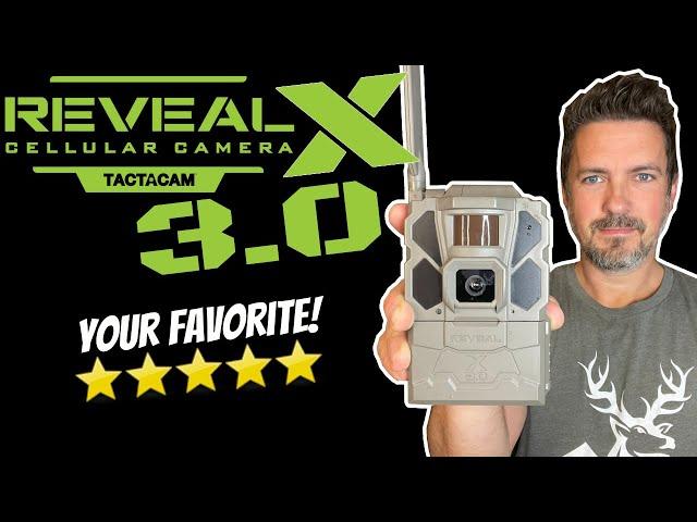 ⭐️Your Favorite NEW Trail Cam: Tactacam Reveal X 3.0 - Great Battery Life and 30 Second Video Clips!