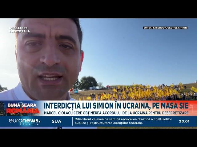 Interdicția lui Simion în Ucraina, în mâinile lui Ciolacu. Premierul cere desecretizarea lor