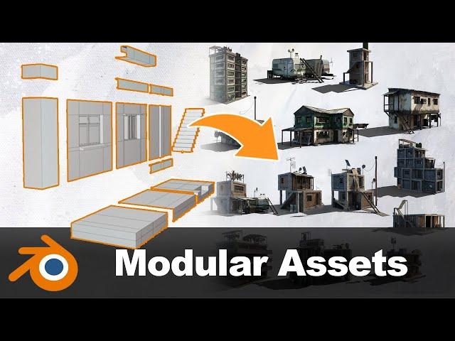 Making Modular kits For 3d Building assets