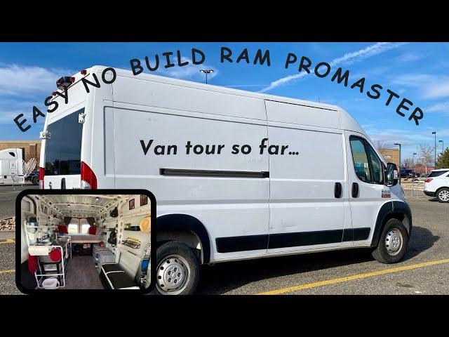 Easy no build van - 2021 Ram Promaster