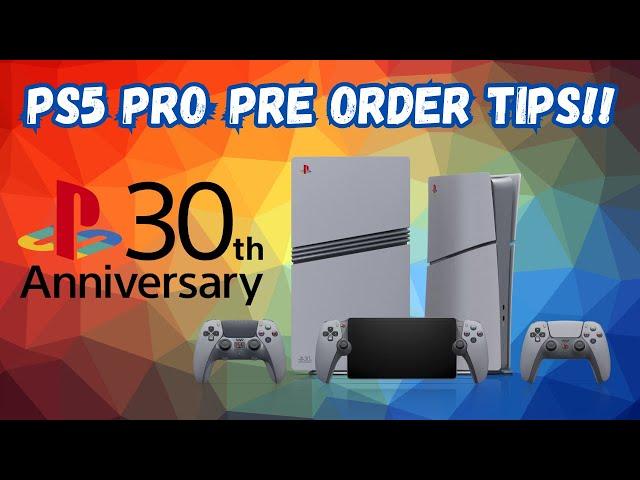 Tips to Secure a PS5 Pro Preorder!