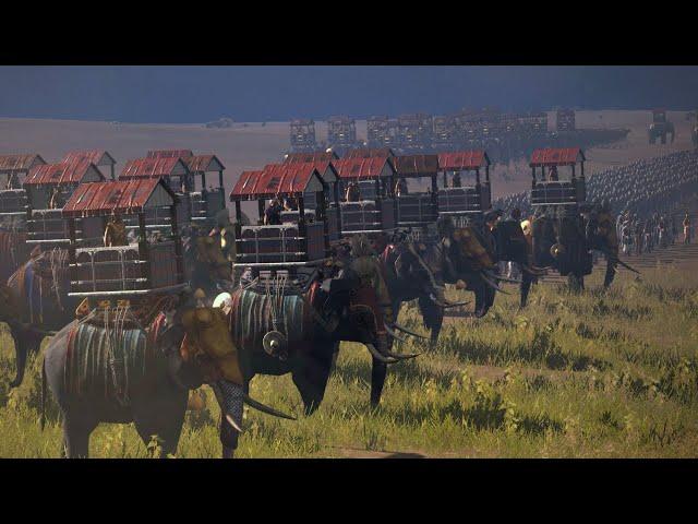 Maurya Vs Seuleucid Empire | 10.000 Unit Cinematic Battle | Total War Rome II