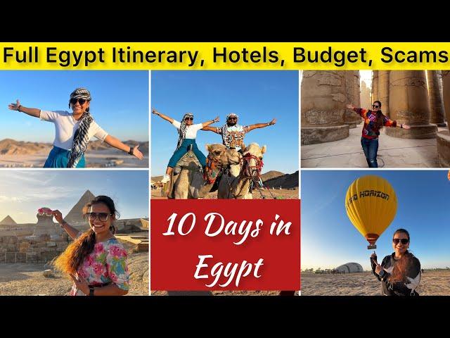 10 Days in Egypt - Itinerary With Cost | India to Egypt Travel Guide 2024 | VISA, SIM, FOREX