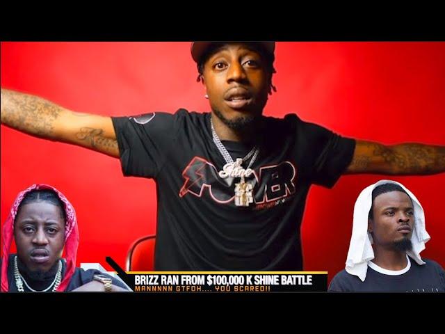 K-SHINE BLASTS BRIZZ RAWSTEEN FOR ALLEGEDLY RUNNING FROM A $100,000 RETURN BATTLE + BOY AINT NO WAY