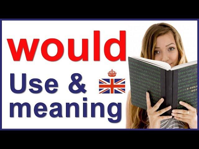 Modal verb WOULD - form, use and meaning in English