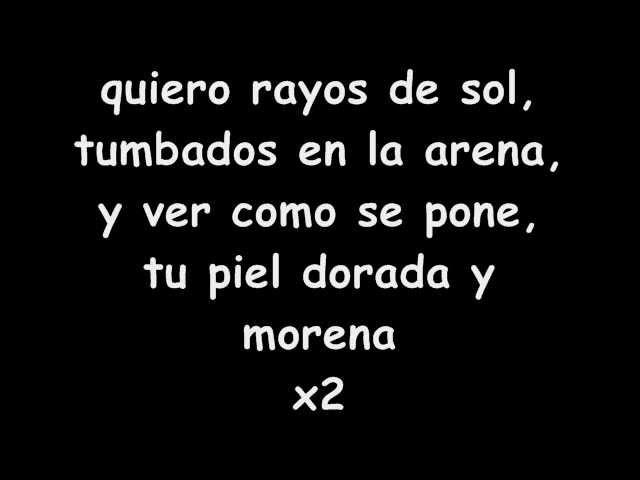 Jose De Rico - Rayos De Sol (Lyric)