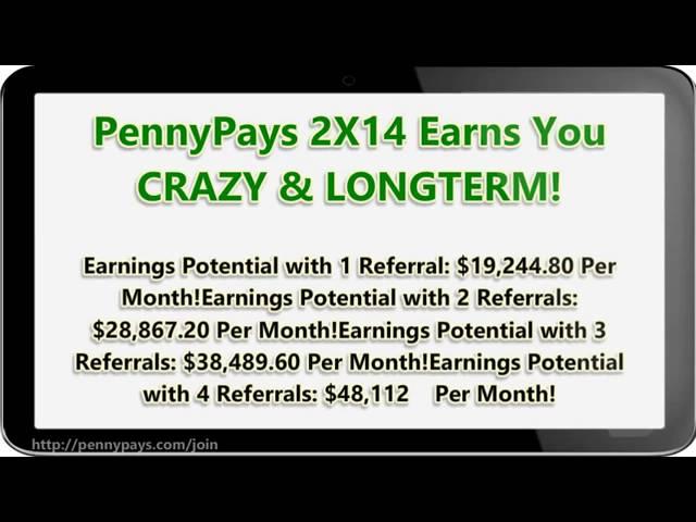 PennyPays   This Is Big Folks!! 100% Matching Pay!!!