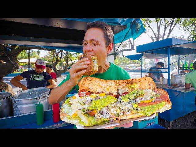 Guatemala Street Food Tour!!  CRAZIEST HOT DOGS in the World in Guatemala City!