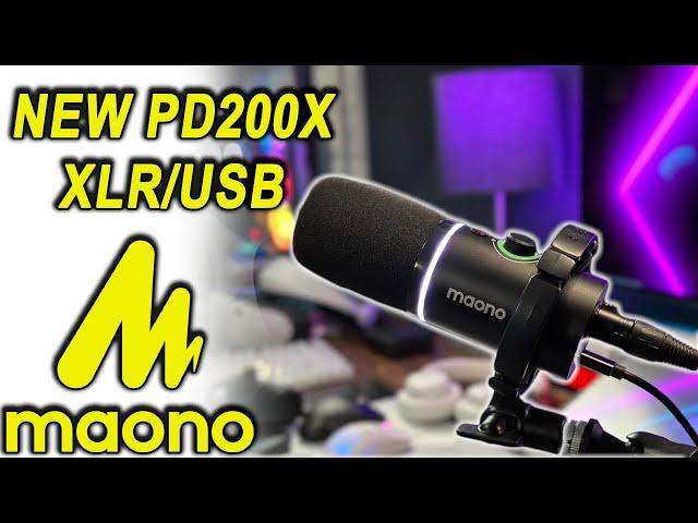 Maono PD200X: The Ultimate XLR/USB Microphone for Professional Audio Recording and Streaming