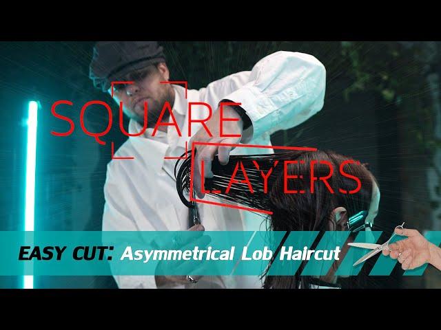 EASY CUT: From Long to Asymmetrical Lob Haircut