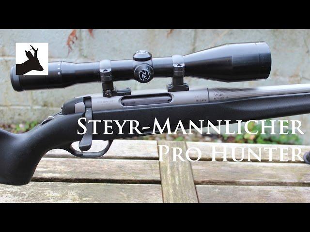 Steyr Mannlicher Pro Hunter rifle and Zeiss Diavari 2.5-10x52 scope and A-tec sound moderator.