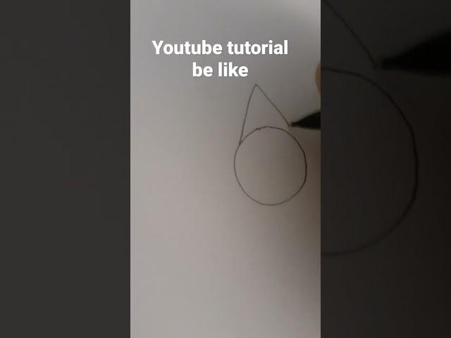 youtube art tutorial be like