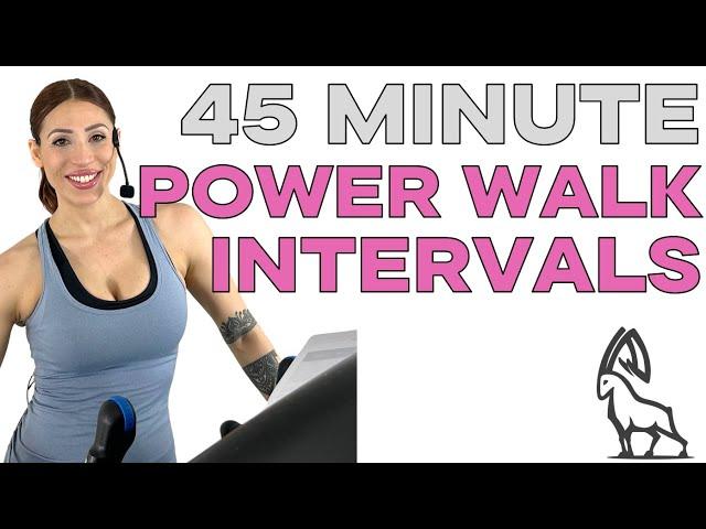 45 Min Power Walk Intervals! | Calorie Burn