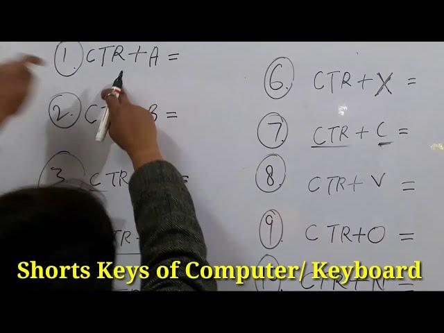 Short keys of computer || Short keys of keyboard by Set Kare Gyan