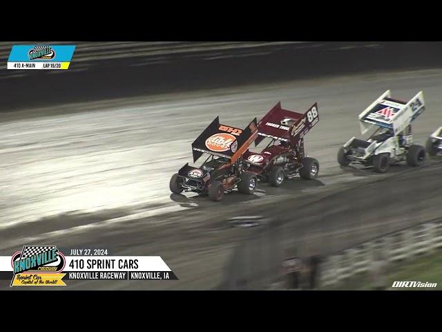 Knoxville Raceway 410 Highlights // July 27, 2024