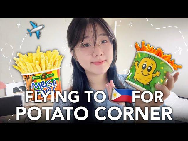 KOREA to PHILIPPINES (Real Quick️) - CRAVING for POTATO CORNER  | Juwonee